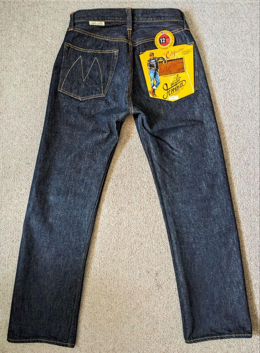 Mister Freedom Sugar Cane Denim Jeans 12oz Navy Men Size M Excellent Condition