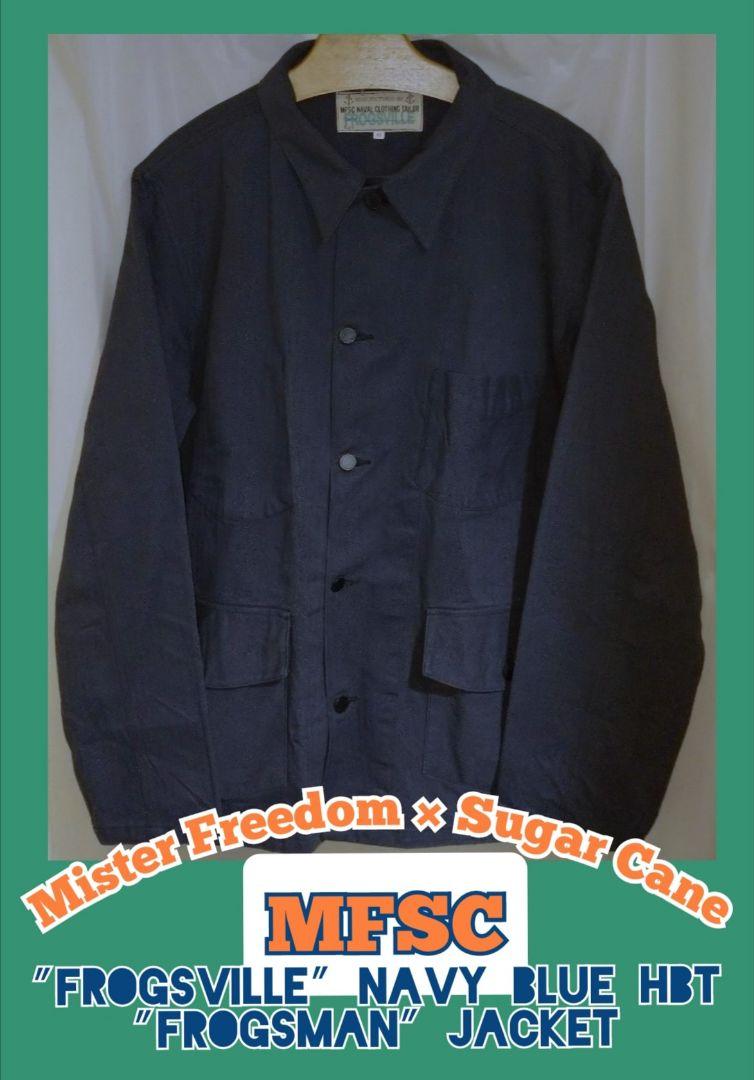 Mister Freedom Coverall Sugar Cane Jacket Buzz Ricksons Dark Navy SC14837 Men L