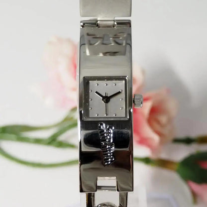 Jean Paul Gaultier Analog Watch Bracelet Women Silver Good Condition