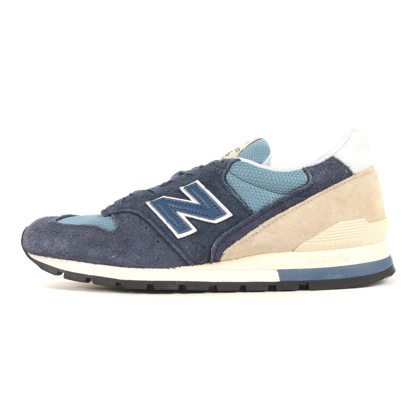 New Balance Men Size 8 5 U996 TB Low Cut Sneakers Navy Suede Mesh