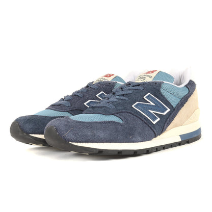 New Balance Men Size 8 5 U996 TB Low Cut Sneakers Navy Suede Mesh