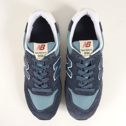 New Balance Men Size 8 5 U996 TB Low Cut Sneakers Navy Suede Mesh